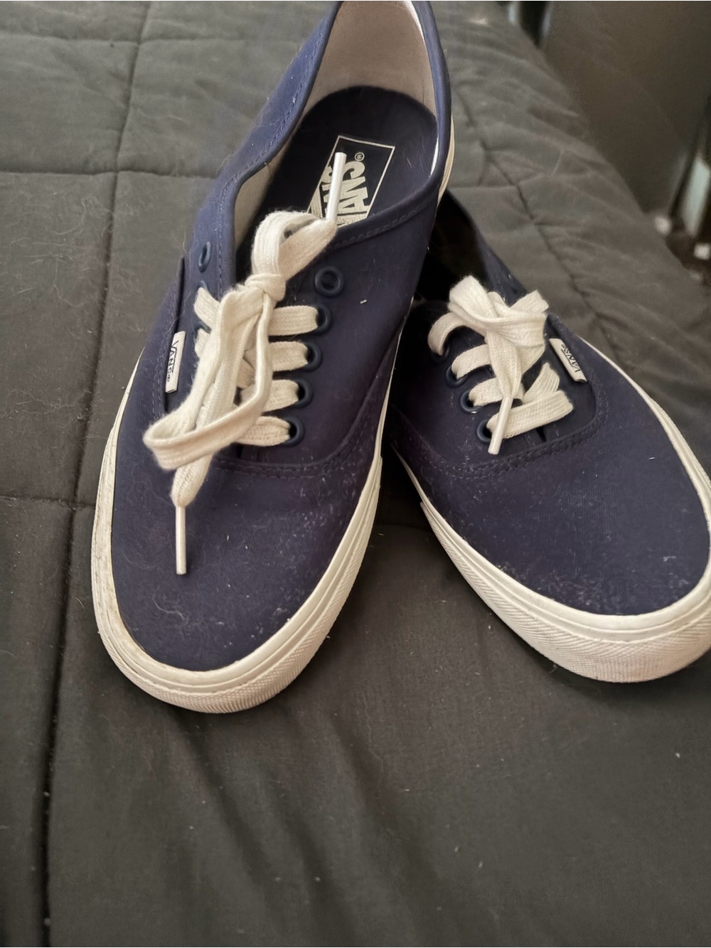 Vans Women’s Authentic Canvas Sneakers - Navy